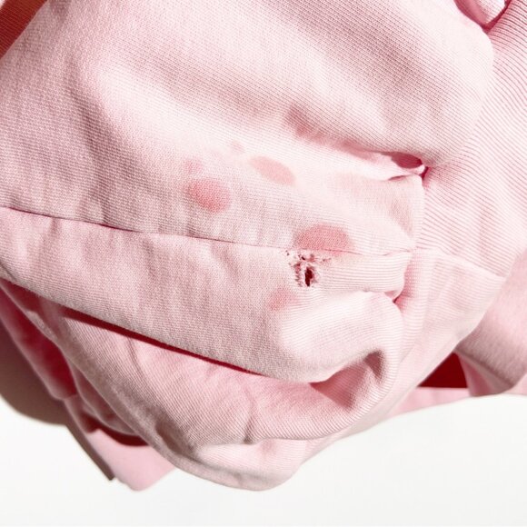 NWT Balenciaga logo-print cotton hoodie light pink - Picture 5 of 11